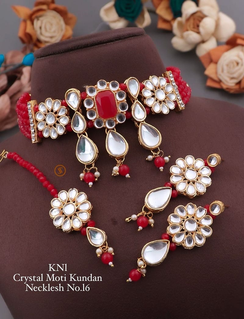 Moti kundan necklace 2025